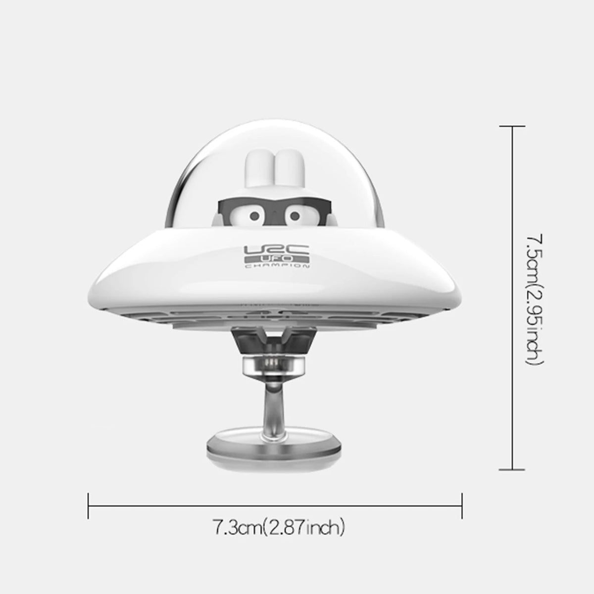 Inertial rotating UFO car ornaments dashboard air freshener interior accessories decoration solid perfume fragrance diffuser fun - Y Files