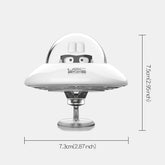 Inertial rotating UFO car ornaments dashboard air freshener interior accessories decoration solid perfume fragrance diffuser fun - Y Files