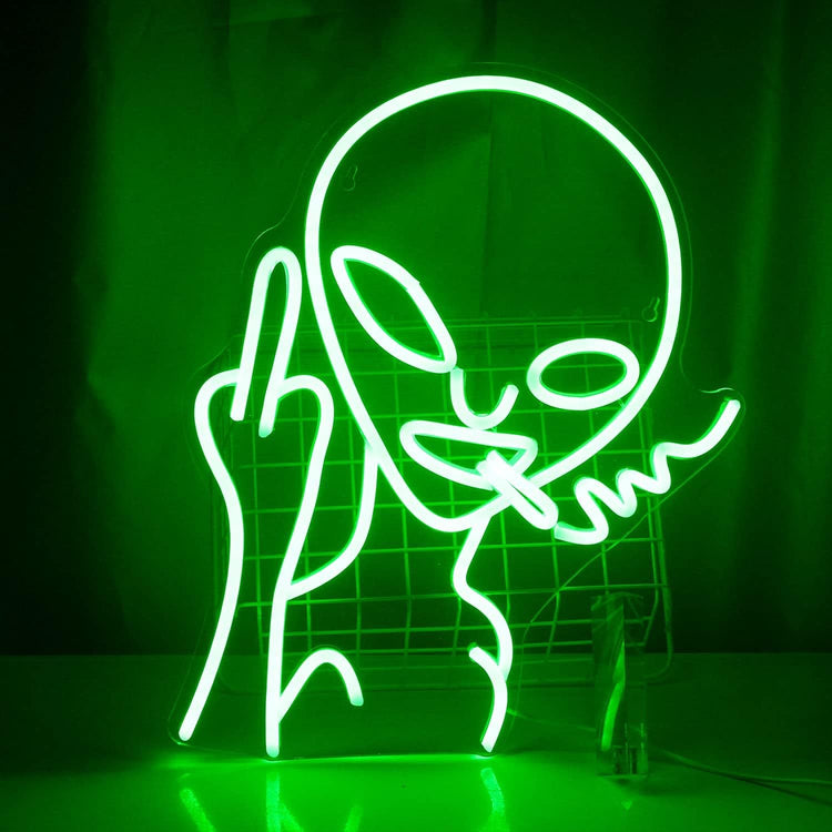 LED Alien Neon Light for Party Room Decor - Y Files