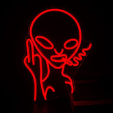 LED Alien Neon Light for Party Room Decor - Y Files