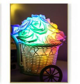 LED Rose Flower String Lights - Y Files