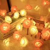 LED Rose Flower String Lights - Y Files