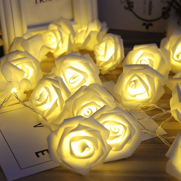 LED Rose Flower String Lights - Y Files