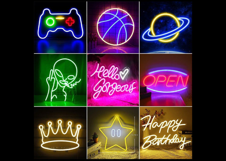 LED Transparent Backboard Neon Light Wall Decor - Y Files