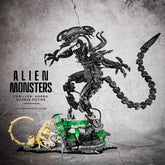 Mechanical Alien Building Blocks High-Tech Movie Model The Robot Movable Joint Bricks Toys Compatible With LEGO - Y Files