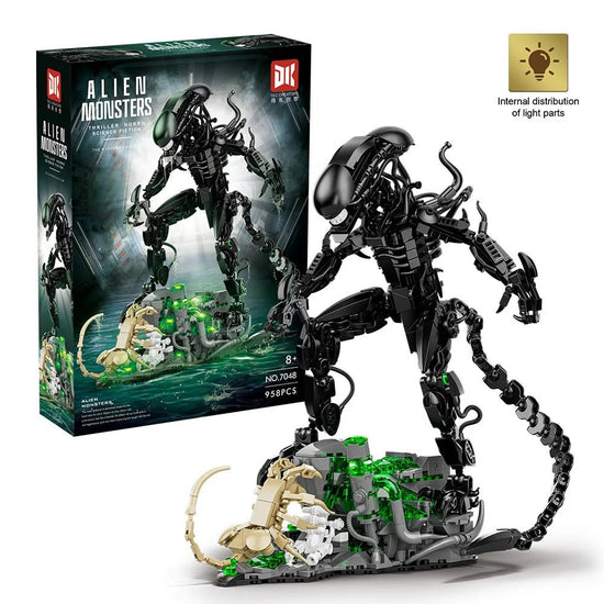 Mechanical Alien Building Blocks High-Tech Movie Model The Robot Movable Joint Bricks Toys Compatible With LEGO - Y Files