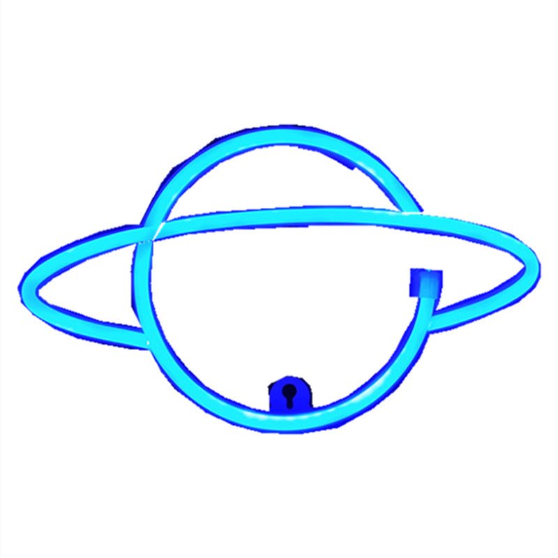 Neon Planet LED Alien Light for Room or Bar Decor - Y Files