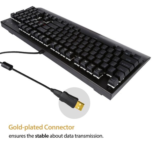 Redragon K557 RGB Mechanical Gaming Keyboard 104 Keys - Y Files