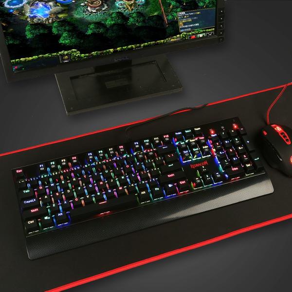 Redragon K557 RGB Mechanical Gaming Keyboard 104 Keys - Y Files