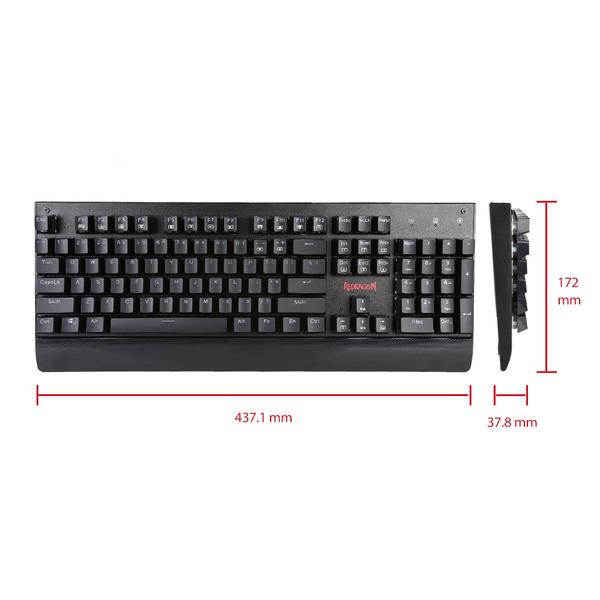 Redragon K557 RGB Mechanical Gaming Keyboard 104 Keys - Y Files