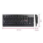 Redragon K557 RGB Mechanical Gaming Keyboard 104 Keys - Y Files