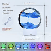 RGB LED Sandscape Table Lamp with Moving Sand Art - Y Files