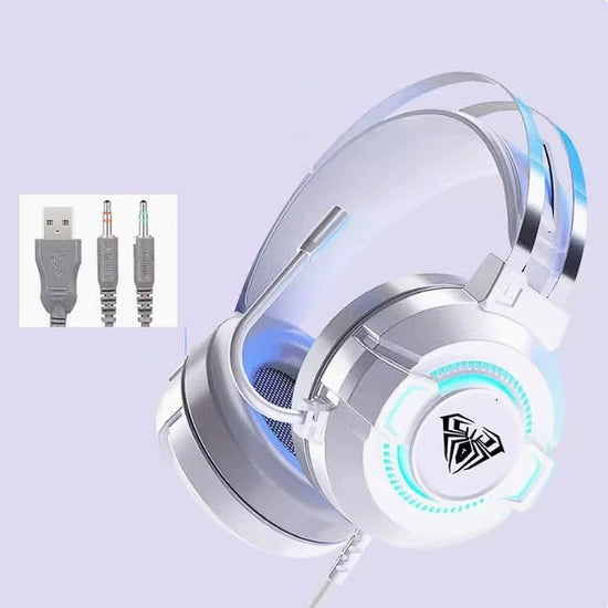 SL-200 Gaming Headset with Heavy Bass Over-Ear Design - Y Files