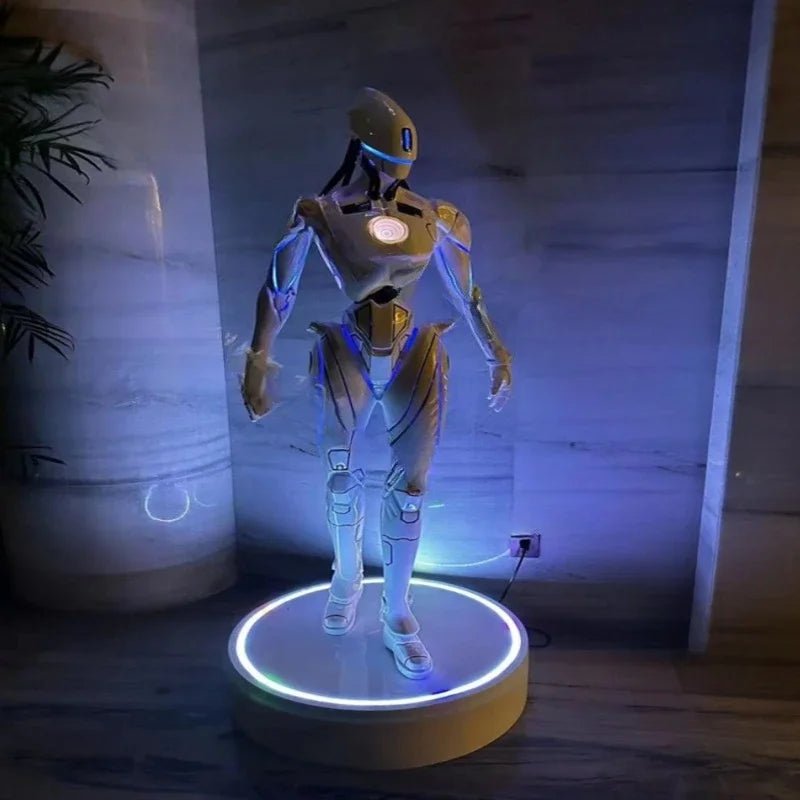 Tech mechanical alien cyberpunk style Internet celebrity clock in KTV bar entertainment large decoration - Y Files