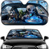 The Tech-Geek Alien Sun Visor Car Windshield Sun Shade UV Protection Heat Insulation Cover Universal Sun Protector - Y Files
