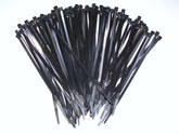 Tie-N-Lock 8" Heavy Duty Nylon Cable Ties 50 lb Test 100 PC Black - Y Files
