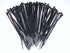 Tie-N-Lock 8" Heavy Duty Nylon Cable Ties 50 lb Test 100 PC Black - Y Files