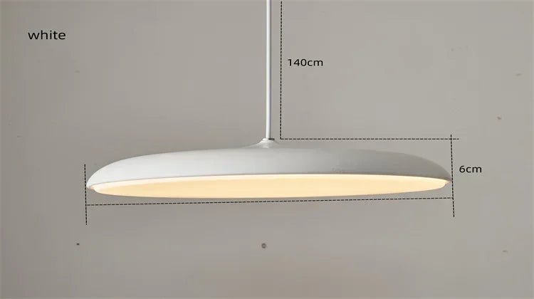 UFO Metal Led Pendant Light Modern Art Design Suspension Round Indoor Hanging Lamp Nordic Kitchen Dining Living Room Home Decor - Y Files