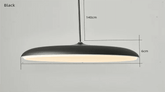 UFO Metal Led Pendant Light Modern Art Design Suspension Round Indoor Hanging Lamp Nordic Kitchen Dining Living Room Home Decor - Y Files