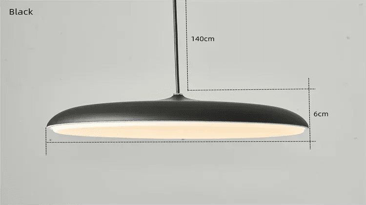 UFO Metal Led Pendant Light Modern Art Design Suspension Round Indoor Hanging Lamp Nordic Kitchen Dining Living Room Home Decor - Y Files