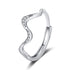 Water Wave Silver Ring in Fashion Design - Y Files