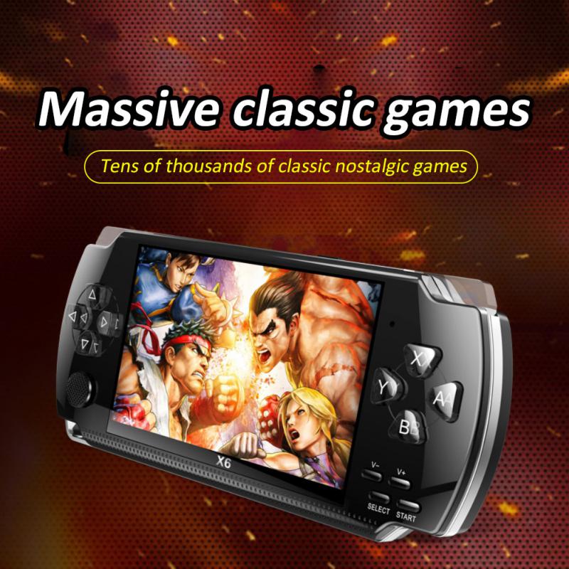 X6 Handheld Portable Game Console with 1500 Games - Y Files