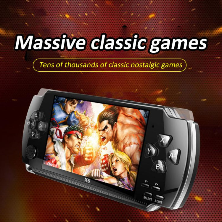 X6 Handheld Portable Game Console with 1500 Games - Y Files