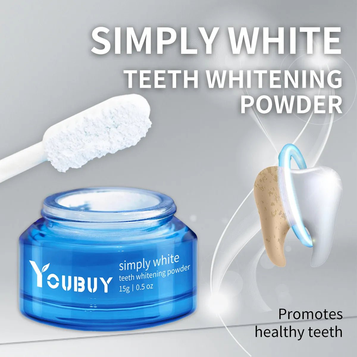 YOUBUY Teeth Whitening Brightening Powder - Y Files
